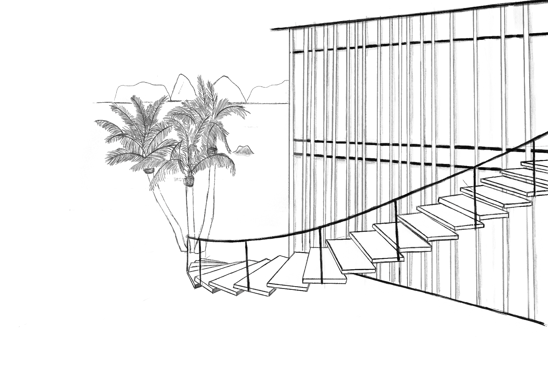 The Cape Hotel Sketch